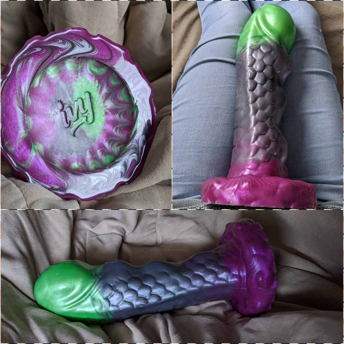 Have y'all seen this pretty lil (BIG) thang?? It's so pretty😍😍😍 I feel like I should dress like a mermaid for our 1st time together😆  <a href="/ivytoys/">ivy</a>