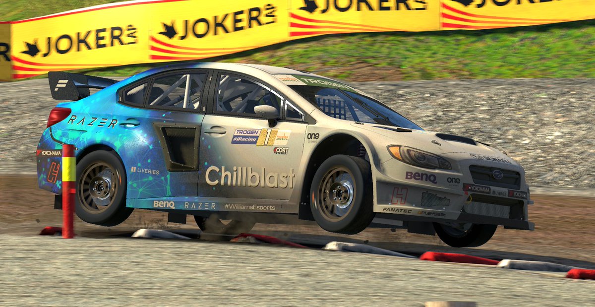 evanposocco's tweet photo. .@smtrogen wins the @FeedingAmerica iRX Grand Finale from #HellRX #Lankebanen while @MitchelldeJong1 secures the Championship in the @Subaru_USA @iRacing Rallycross All-Star Invitational presented by @YokohamaTC 🥇 https://t.co/iAFP7EKbjI