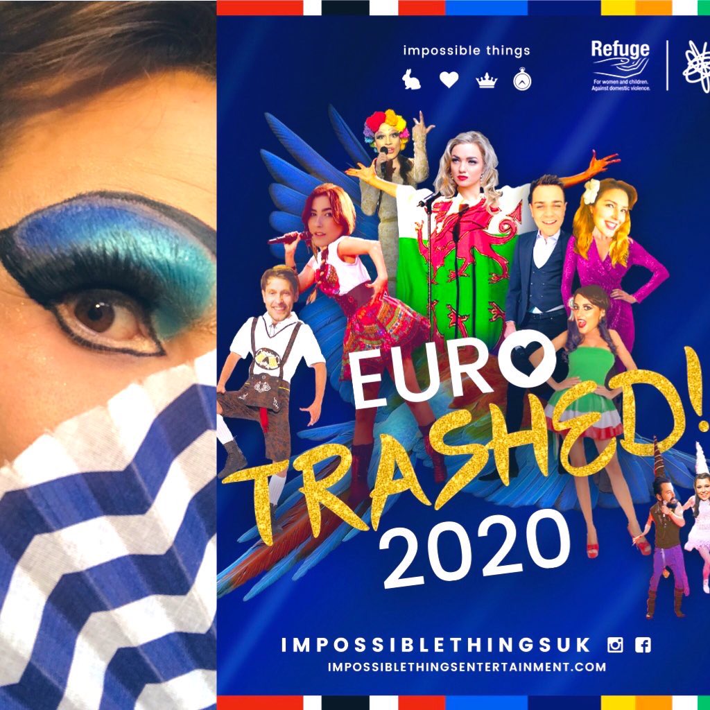 iamsueveneer's tweet image. MAY 16TH! THIS SATURDAY!! TOMORROW! Get your tickets  bit.ly/eurotrashedshow - it’s going to be a show! Join @ImpossThingsUK and get Eurotrashed! It’s interactive; it’s a live zoom; it’s Eurovision-tastic! #eurotrashed #eurovision2020 #impossiblethingsuk #sueveneer #zoomcabaret