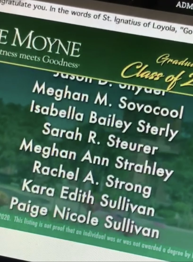 So proud of my incredible daughter who received her MBA today from <a href="/LeMoyne/">Le Moyne</a> with a 4.0! Congrats <a href="/megmiester26/">Meg</a> —you are amazing!