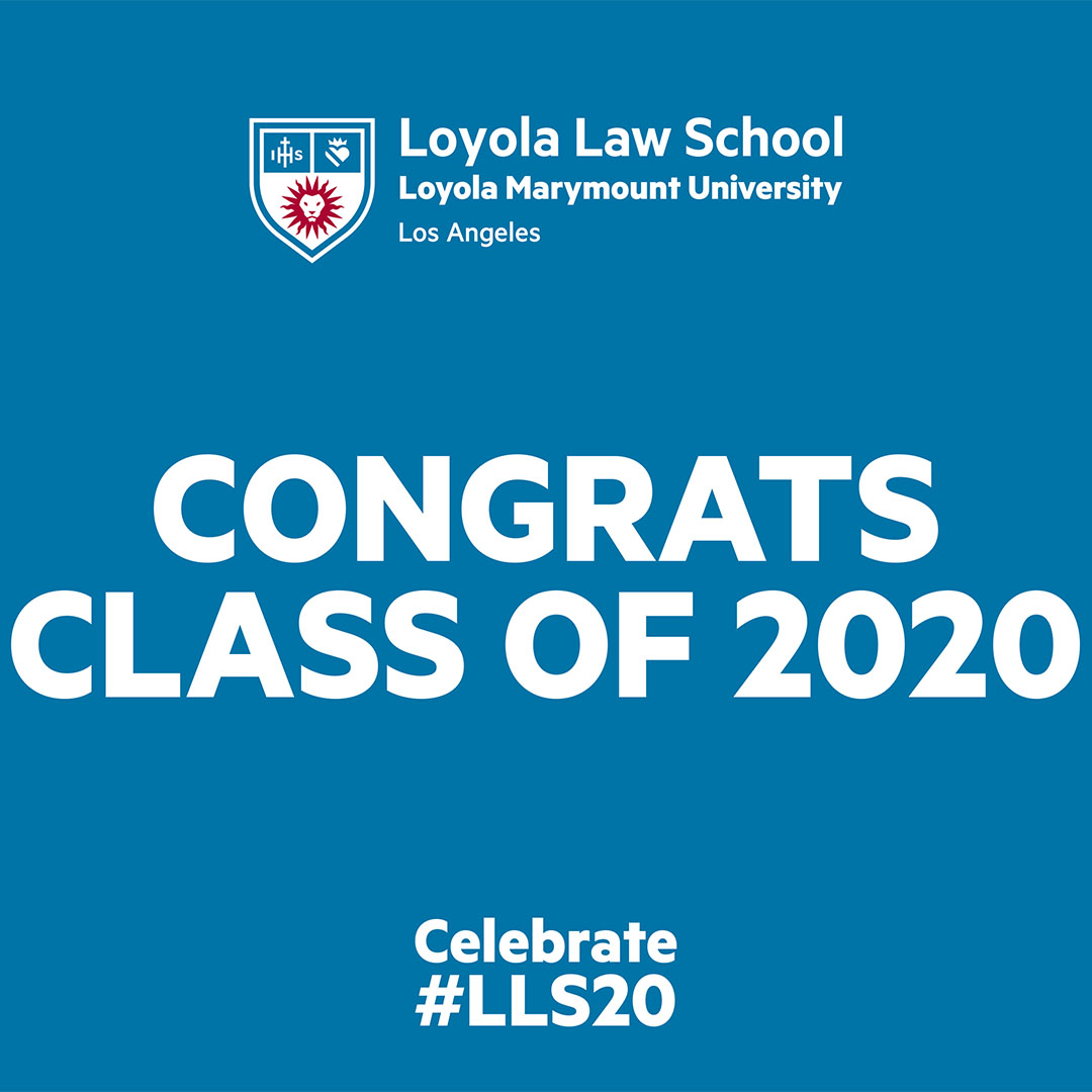 LoyolaLawSchool's tweet photo. #LLS20 grads: As we head into Virtual Celebration weekend, don't forget to have your friends & family stock up on goodies from the toolkit, such as this printable yard-sign, social media graphics and more! https://t.co/ShPqbtHteA #LLSExperience #LMUTogether https://t.co/Kqs9rEsHs5