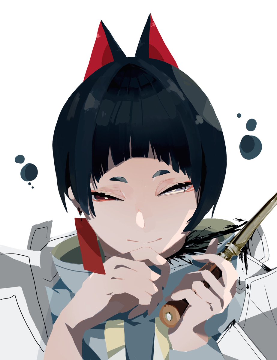 黒狐 Minのイラスト