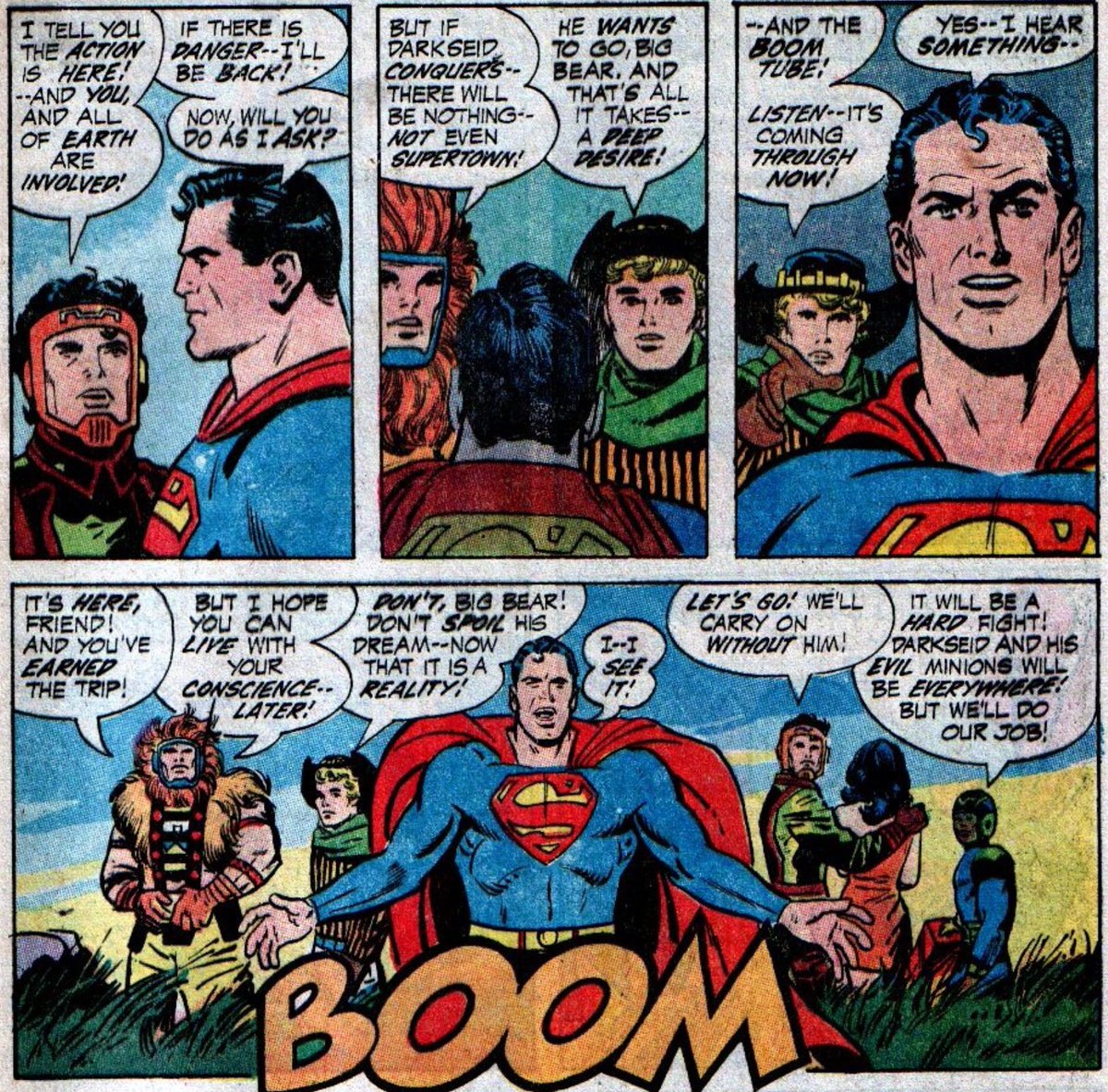 There is something undeniably charming about Superman going “I’d like to meet other people like me” and these teen space gods going “bitch, why?”