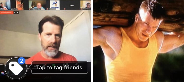 Great Zoom meeting tonight with our wrestlers with Frank Jasper, AKA Shute, from Vision Quest! Very down to earth guy!