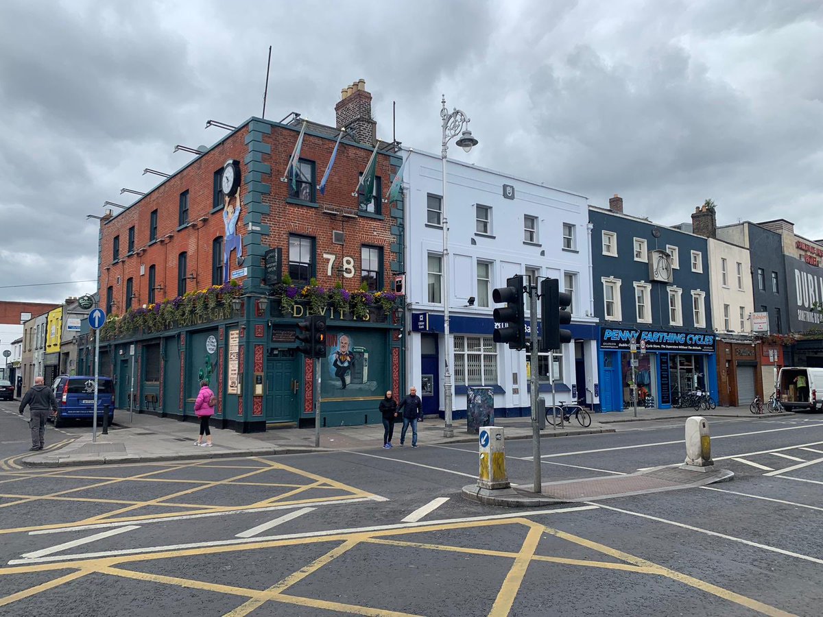 AoifeManning's tweet photo. Loving the mural @nialloloughlin #stayhome #soon #covid19 @CMOIreland #devitts #pennyfarthingcycles #camdenstreet https://t.co/XJxxZEqDNI