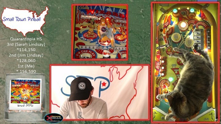 STPinball's tweet photo. Played some Wizard on stream today. Her name is Katniss but Tommy mode was enabled. #wizard #pinball #bally #catsonpins https://t.co/HaHqCxZ7KA https://t.co/ybcCGUHKm0