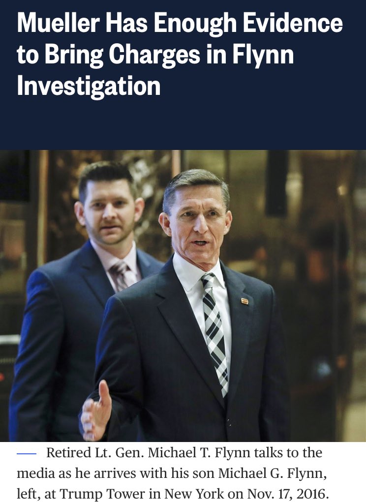 In case  @GenFlynn didn’t get this “message”, look at the photo ABC news use to highlight the story. Flynn with his son. “Three” sources “close to the investigation” leaked this, to Collusion/Fusion GPS friendly reporters. An investigation that at the time almost nobody knew about