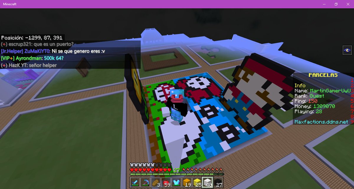 MartinGamer0's tweet photo. Uno de mi servers favoritos @Maxcraft_MCPE https://t.co/zhx0OtHokd