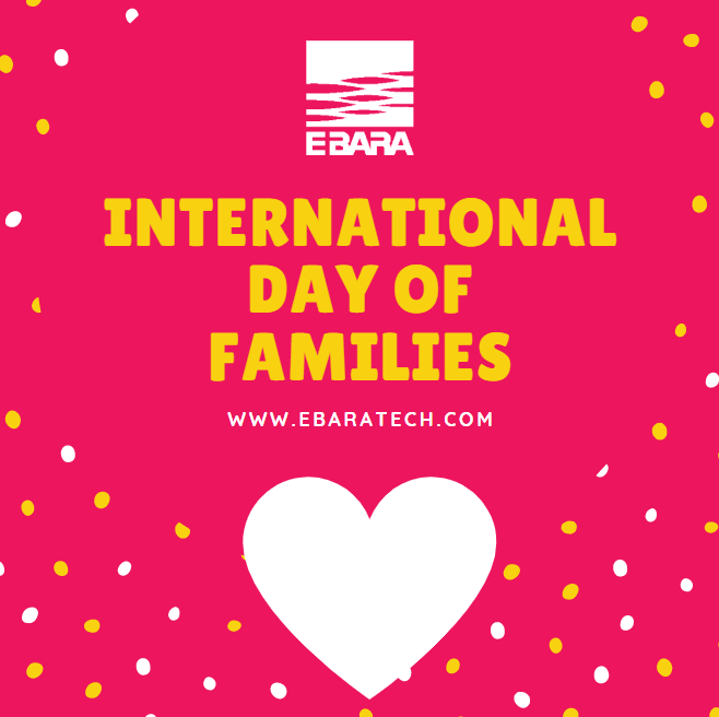 EbaraTechSac's tweet photo. In honor of International Day of Families, especially during this time, we want to take a moment to promote the importance of a healthy and well-balanced family. Stay strong as we are all in this together! #InternationalDayofFamilies2020 #EbaraTechSac #EBARA #essentialbusiness https://t.co/DW4Dzni4Lm