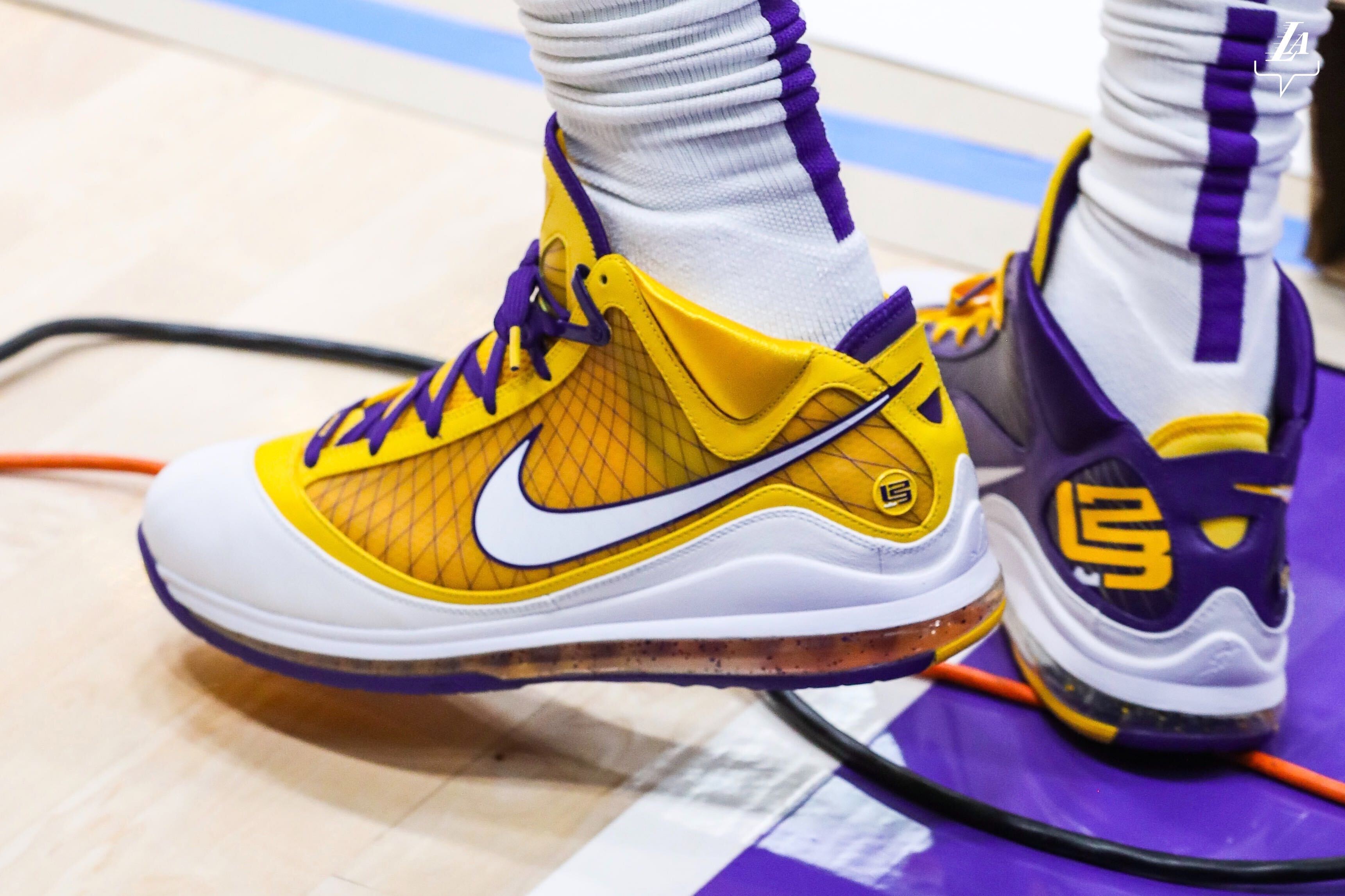 SNKR_TWITR on X: Nike NBA LeBron James Lakers Earned Edition