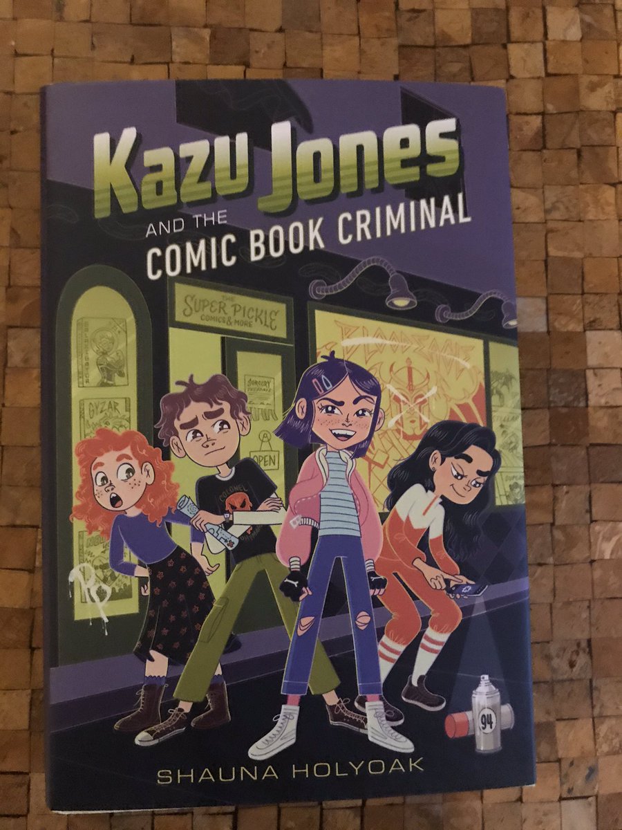 🎉🎉Friday Night Raffle#13🎉Follow Author @shaunaholyoak &amp; indie bookshop @LiftBridgeBooks &amp; RT by 6pm 5/16 for a chance to win #KazuJonesAndTheComicBookCriminal 🔎💥🔎💥🔎💥🔎💥🔎💥🔎💥🔎💥🔎💥🔎💥<a href="/LittleBrownYR/">Little, Brown Young Readers</a> #KidsNeedBooks