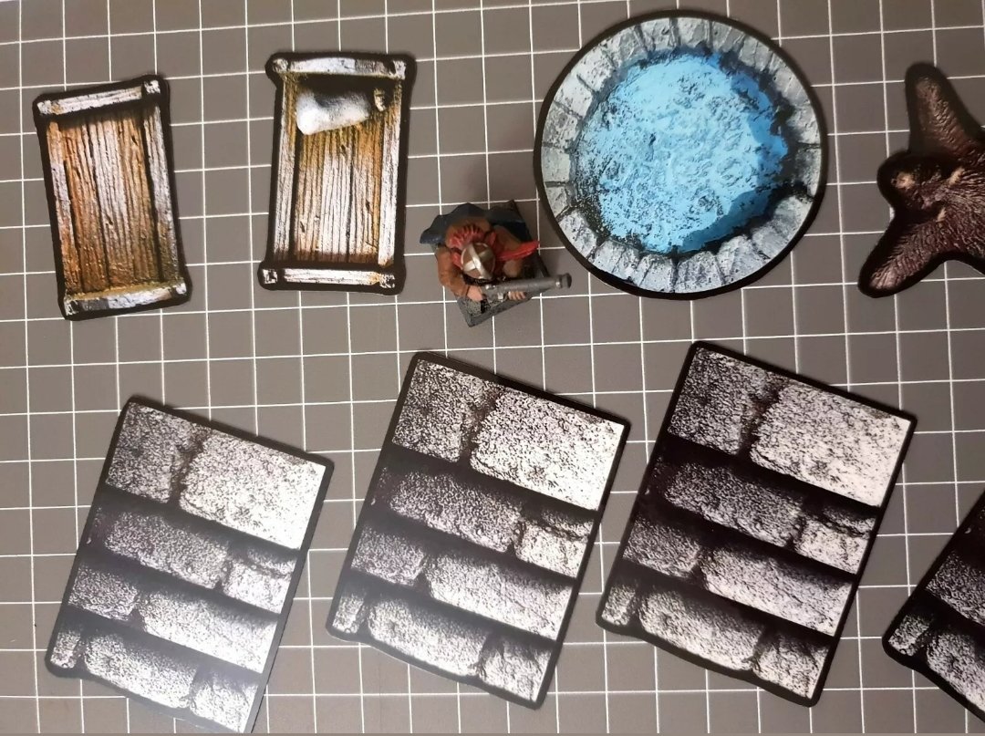 CustomTerrain's tweet image. All new 'Dungeon Essentials' Token Sheet, professional printing &amp;amp; durable lamination. Colours pop, detail is crisp. Add stairs, trap doors, &amp;amp; more to your dungeon layout with ease! ebay.com.au/itm/1934625898… #tabletopgames #ttrpg #rpg #dnd5e #dnd #DungeonsAndDragons #dungeonmaster