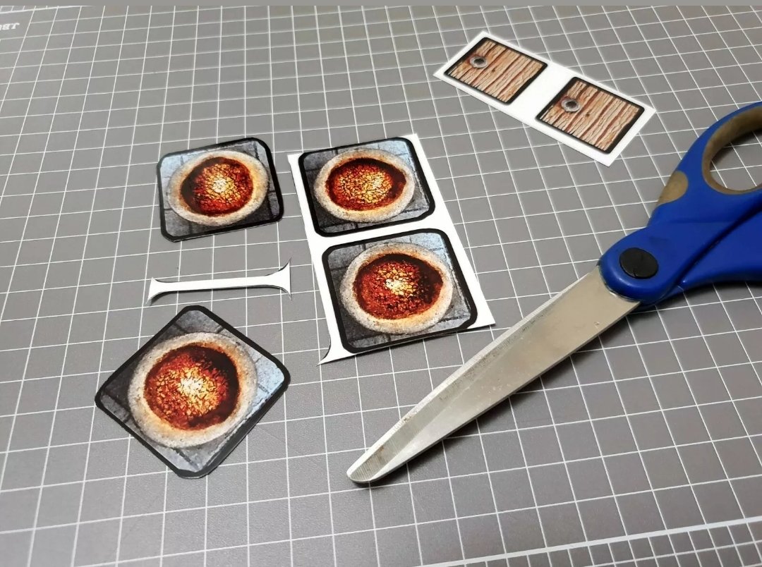 CustomTerrain's tweet image. All new 'Dungeon Essentials' Token Sheet, professional printing &amp;amp; durable lamination. Colours pop, detail is crisp. Add stairs, trap doors, &amp;amp; more to your dungeon layout with ease! ebay.com.au/itm/1934625898… #tabletopgames #ttrpg #rpg #dnd5e #dnd #DungeonsAndDragons #dungeonmaster