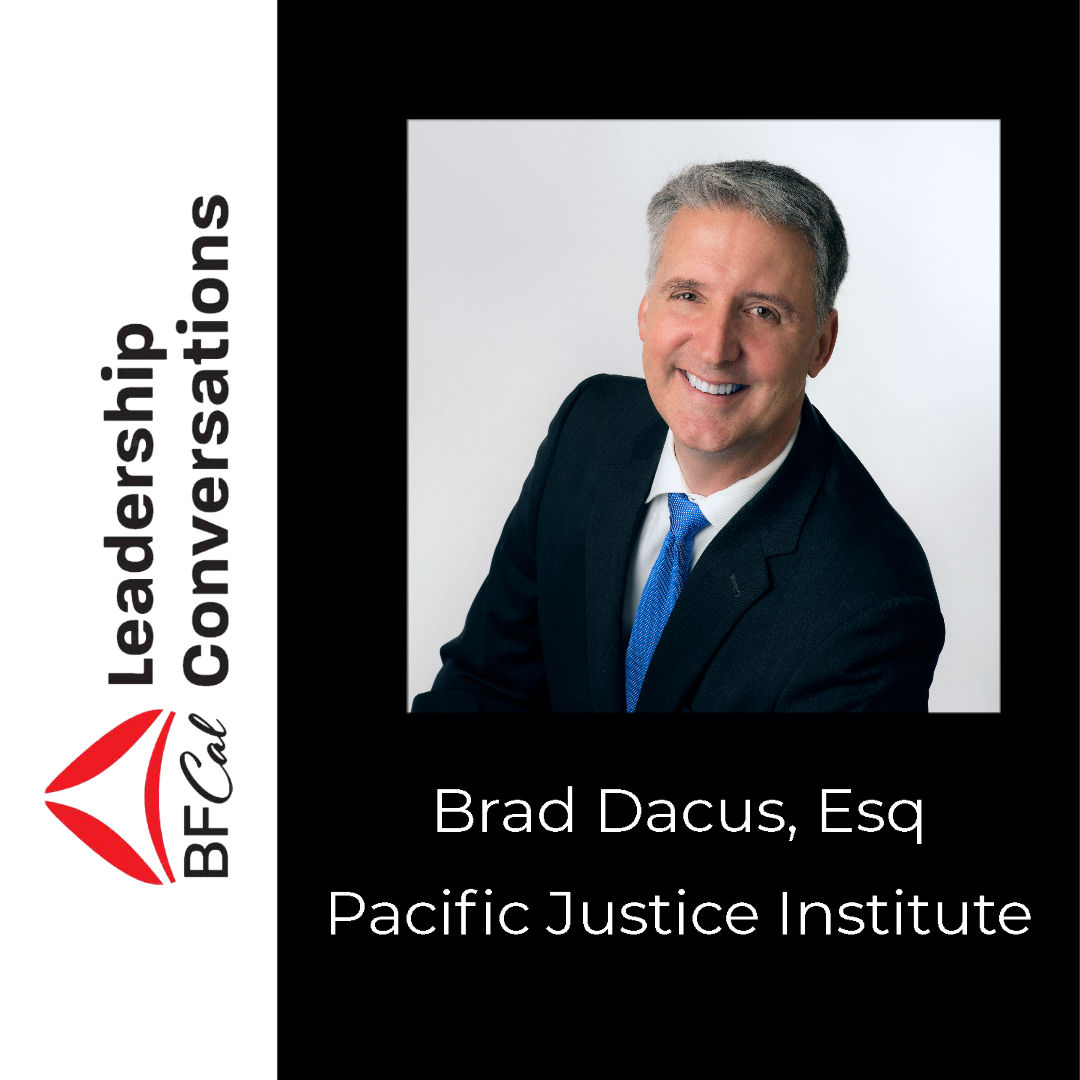 BF_California's tweet image. Join Dr. Jarboe, on Leadership Conversations! On May 22 he interviews Brad Dacus, President &amp;amp; Founder of the Pacific Justice Institute. He served a U.S. Senator &amp;amp; received his JD from the University of Texas. #toplink #linktreeinbio #zoomwebinar @jonathanjarboe @drmoore @erlc