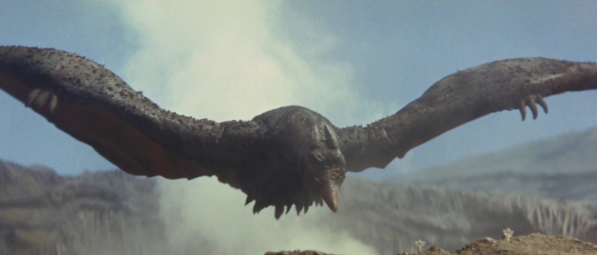 While both monsters seemingly die at Mt. Aso, another #Rodan emerged ...