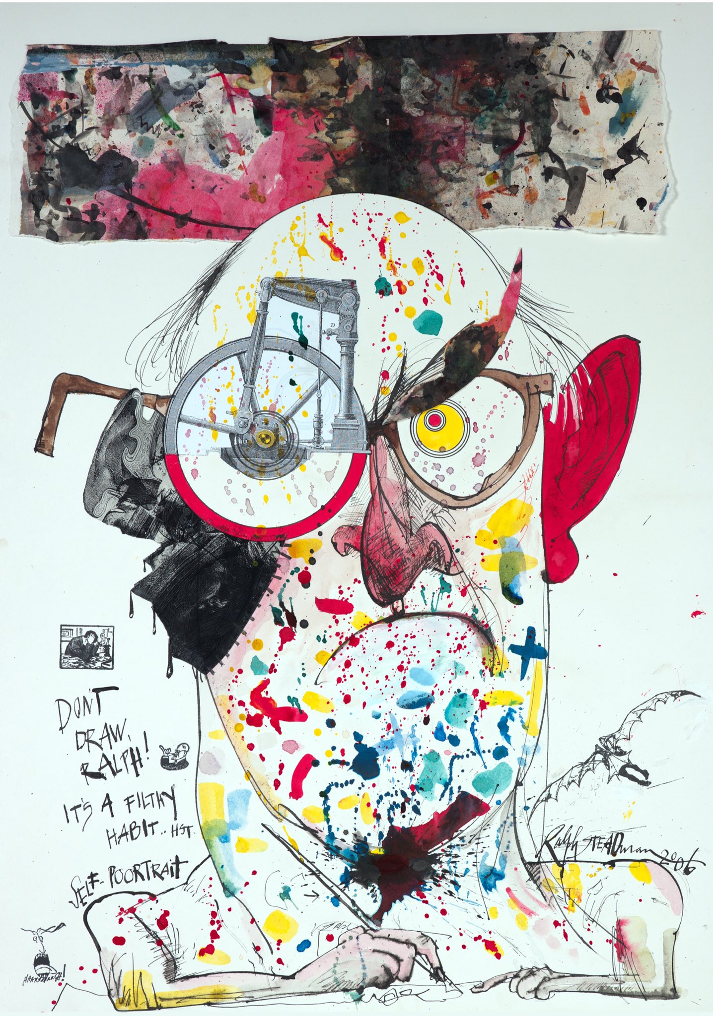Happy birthday for yesterday, Mr Ralph Steadman! 