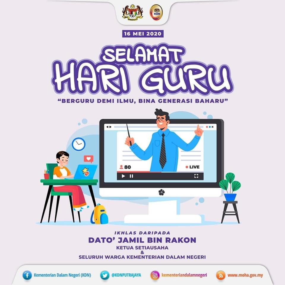 Selamat Hari Guru buat semua warga pendidik.

Terima kasih cikgu !