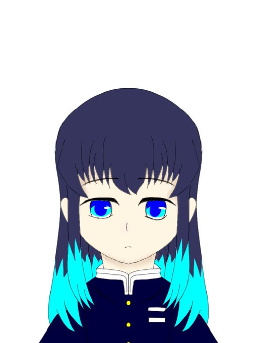 雅ﾐﾔﾋﾞさんがTwitterに投稿した時透無一郎(鬼滅の刃)のイラスト。