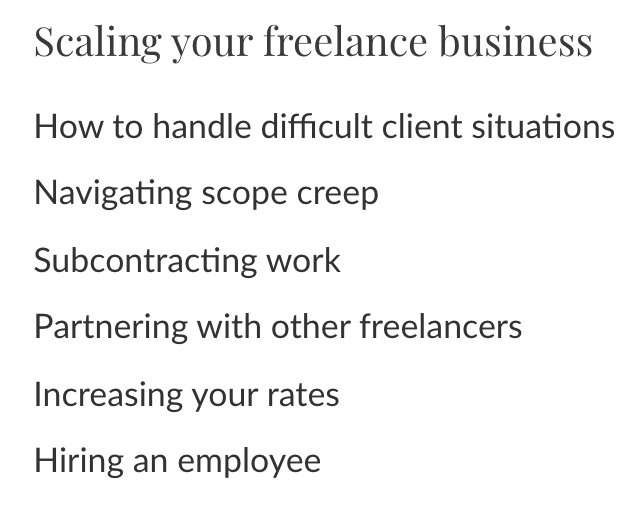 kvlly's tweet photo. Curious what Start Freelancing Today will cover? I now have the contents up on the website! 🚀

https://t.co/JlucIRCDmb https://t.co/CjeAtk00eK