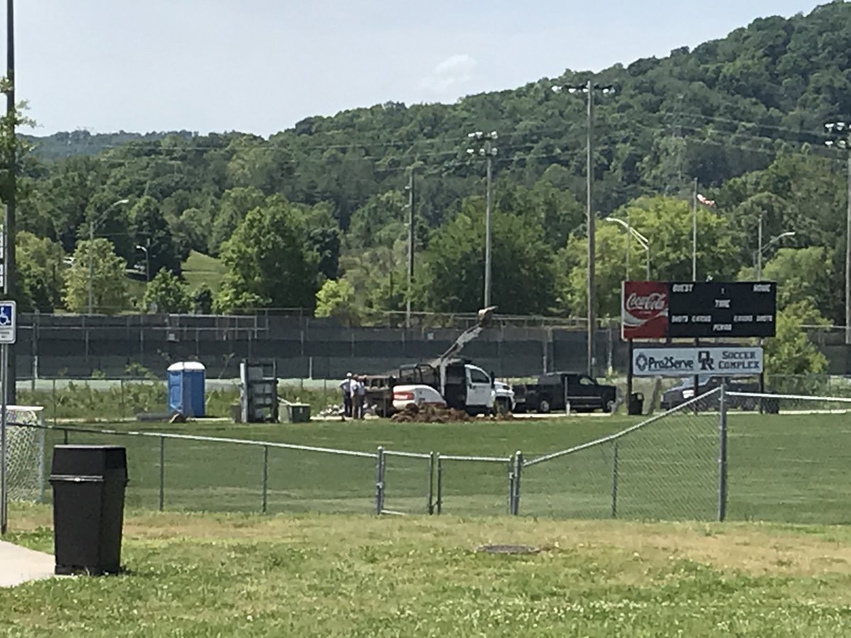 New soccer dugout construction is underway at Pro2Serve Field at ORHS
