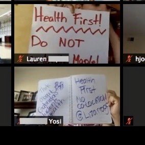 StopColocation's tweet photo. Yesterday, Maple PC/Lizarraga ES teachers&amp;parents attended the zoom board meeting of #GabriellaCharter to let them know that they will put the lives of all students/teachers in danger of #Covid19 if they co-locate at either school. #Moratoriumnow for #SafeSchoolsForALLStudents! https://t.co/AR1Z0Tt8Wd