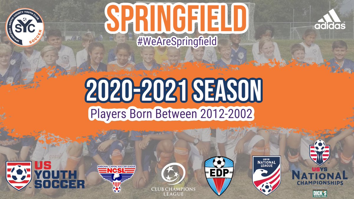SYCSoccer's tweet photo. 🚨💥2020-2021 INFORMATION 🟠🔵

✅SYC Soccer Experience 2020-2021 
https://t.co/r4n4TaPTb4

✅2020-2021 Tryouts Page:
https://t.co/xvnBoPftO3

#SYCSoccer #WeAreSpringfield 🟠🔵 https://t.co/bM3WzPp06m