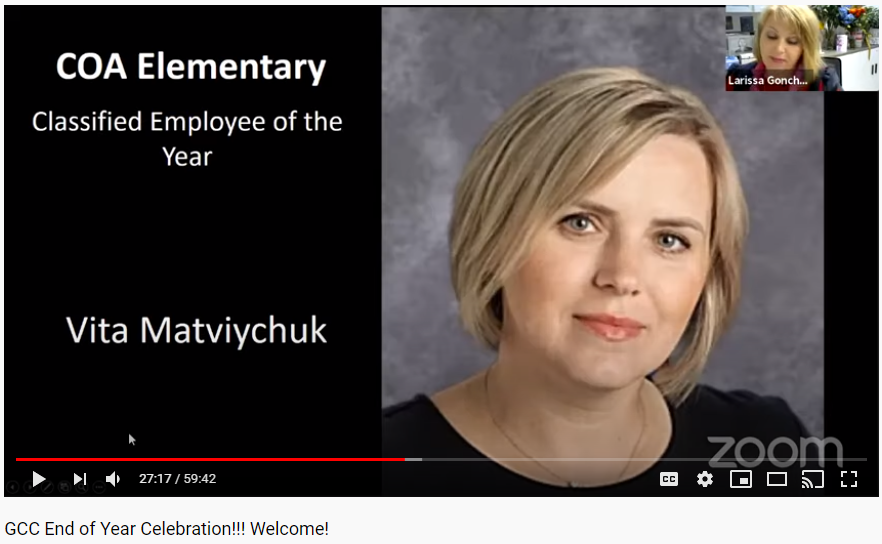 coaelementary's tweet photo. We're happy to announce COA's "Employees of the Year" as voted on by all staff!  Congratulations to Marina Vinnikova, Vita Matviychuk, Kyle Paulsen, and Yuliya Kozlov!  WAY TO GO!!
@GCC_Charters #IgnitePositiveChange #BeBrave #Ubunu https://t.co/UigTiNDxVk