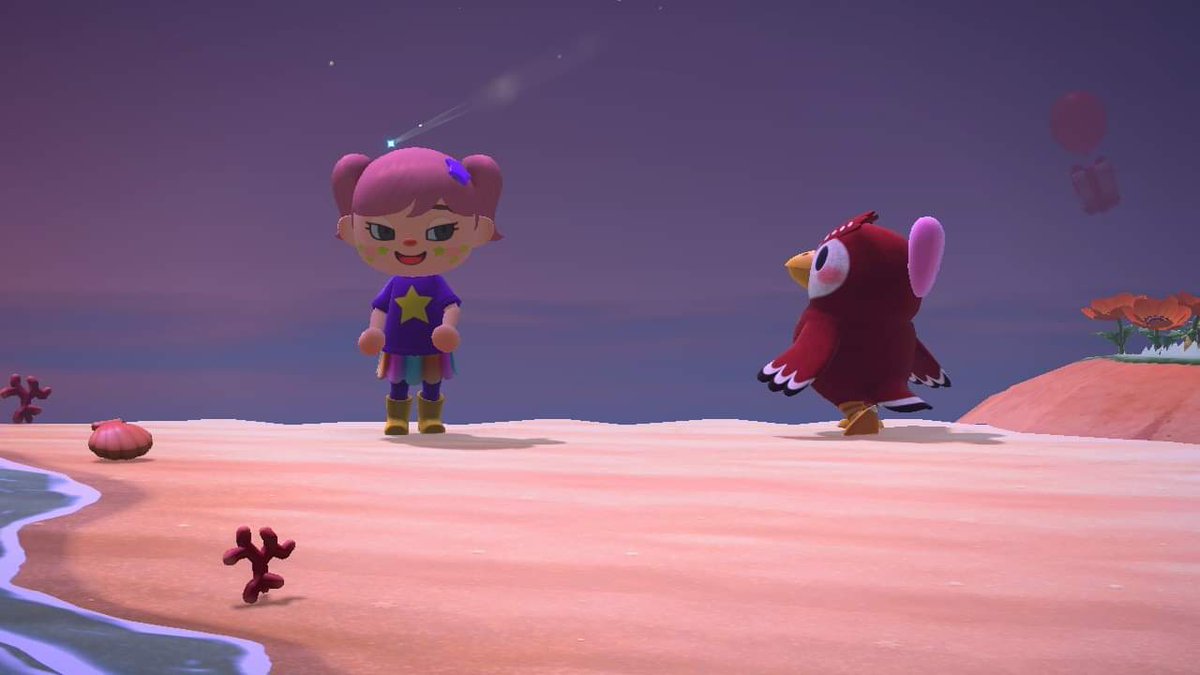HaileyNoelG's tweet photo. Celeste is here and I have a meteor shower ✨🤠 https://t.co/FaQOWayAr1 #acnh #celeste #AnimalCrossingNewHorizons https://t.co/UK6a2Vpos9