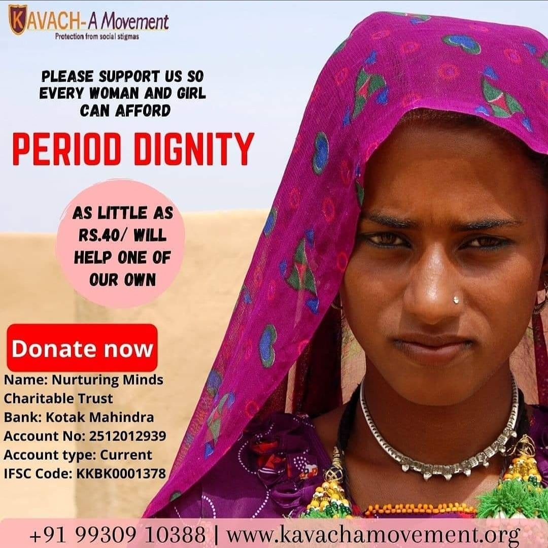 Help us so we can distribute #sanitarynapkins to one lac underprivileged girls & women of India with safe periods. 
My sincere appeal to all!  #Philanthropist
#NGOs 
#empoweringwomen #empoweringgirls
#safeperiod #menstrual  #perioddignity 
#letusdomore #coronawarriorsindia