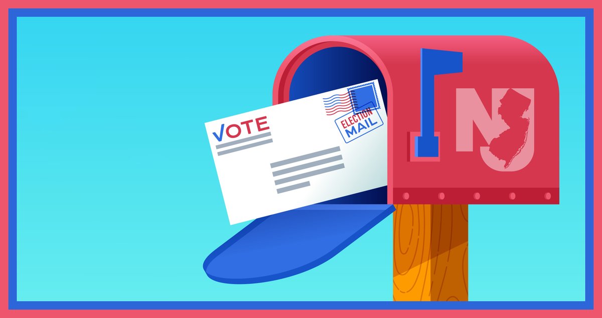 GovMurphy's tweet photo. New Jersey is now a vote-by-mail state ahead of the July 7th primary. 

We will mail EVERY REGISTERED VOTER a ballot or application – with pre-paid postage.

No one should have to choose between their right to stay healthy and their right to vote.

https://t.co/4vKsdQ5msO https://t.co/3komFxJP6h