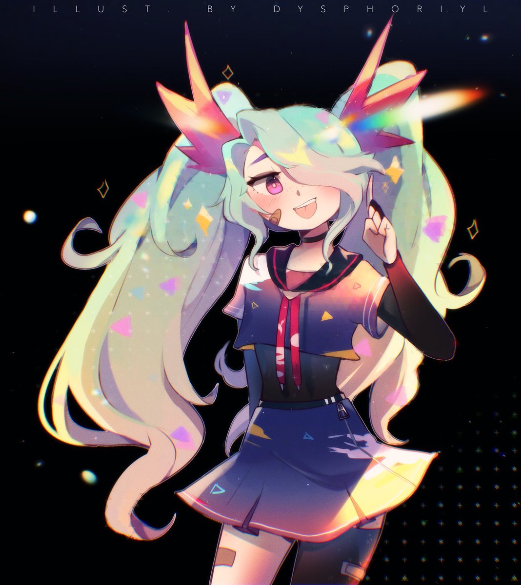 dysphoriyl's tweet photo. Drawing of star + a gift for @noroiju 💕🌿✨ https://t.co/kYPuLfhx2k