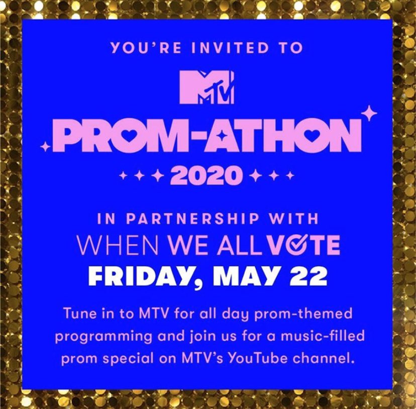 AJMBrasil's tweet photo. AJ divulgou em seu stories a #PromAthon 2020 da @MTV, marcado para o dia 22 de maio ✨💕 https://t.co/HGdwpjDvAh