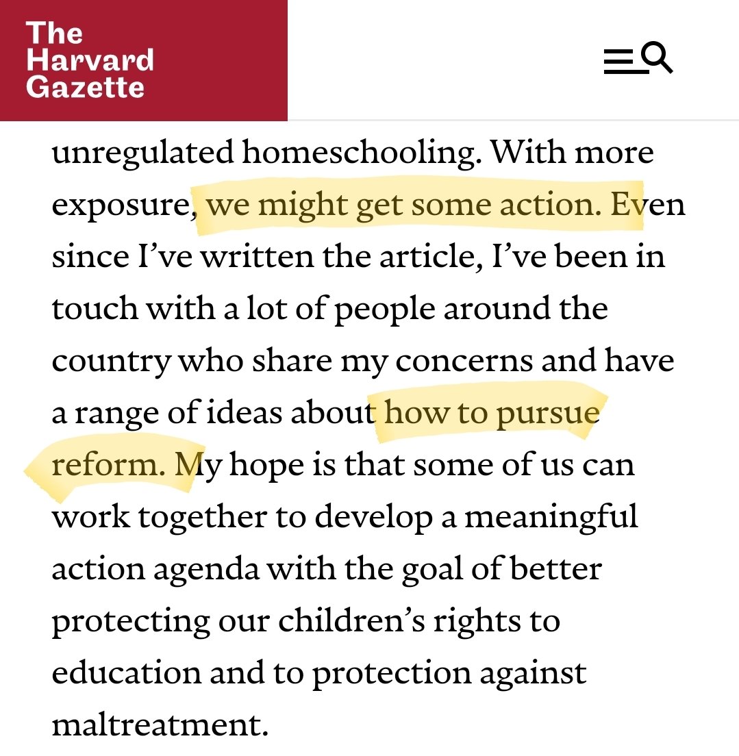 These aren't just disturbing authoritarian ideas eitherShe is pushing to ban homeschoolingShe wants to take away our rightsShe wants us to be guilty until proven innocent.