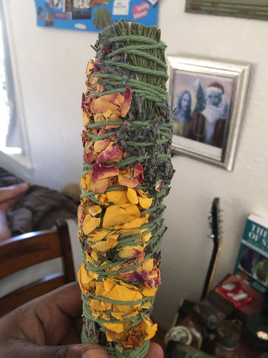 jazzygurl133's tweet photo. @GoddessSupply really spruced up my altar and herb space. I appreciate anybody that adds to my healing. @emanidawan is the GOAT #goddesslife #selfcare #smudge #baybae #oakland https://t.co/GtAfFTEffn