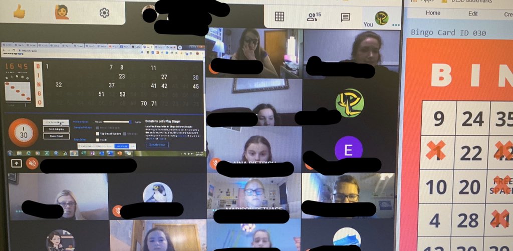DLInnovationCTR's tweet photo. Todayโs Friday Meet was virtual BINGO! #DLProud #DLStrong #DLTogether #FunFriday #bingo @DLSDGuidance @deerlakessd https://t.co/bT0N8c9uTi