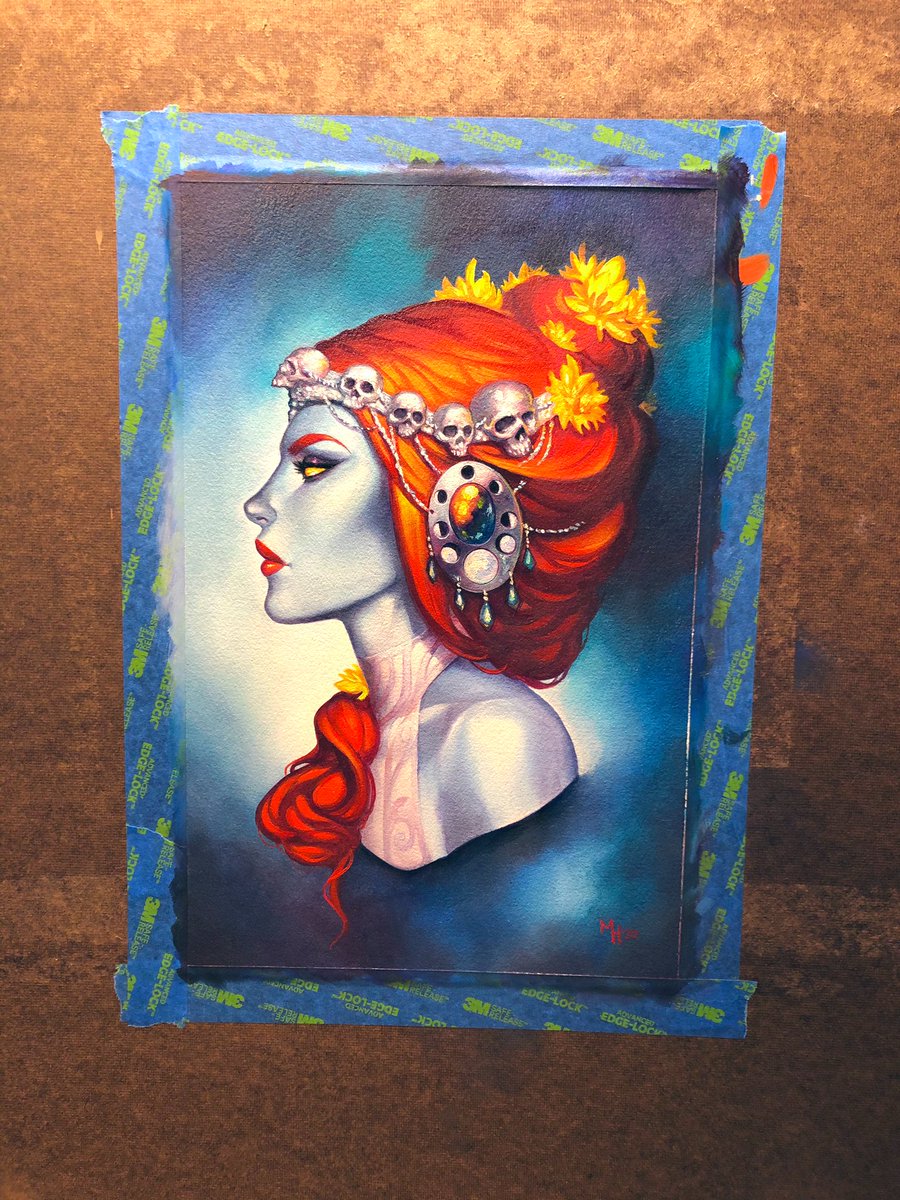 After a LOT of time on the board, I have finally signed off on this piece :)

Original is claimed, but I’ll have prints for patrons. 

Oils on arches oil paper 

<a href="/rickeypurdin/">Rickey Purdin</a> <a href="/Marvel/">Marvel Entertainment</a> #xmen #mystique