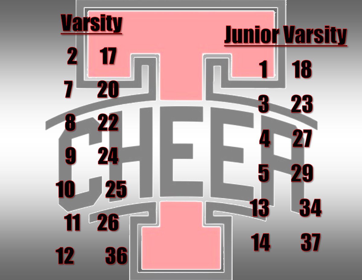 Congratulations to the 2020-2021 cheer team! 📣