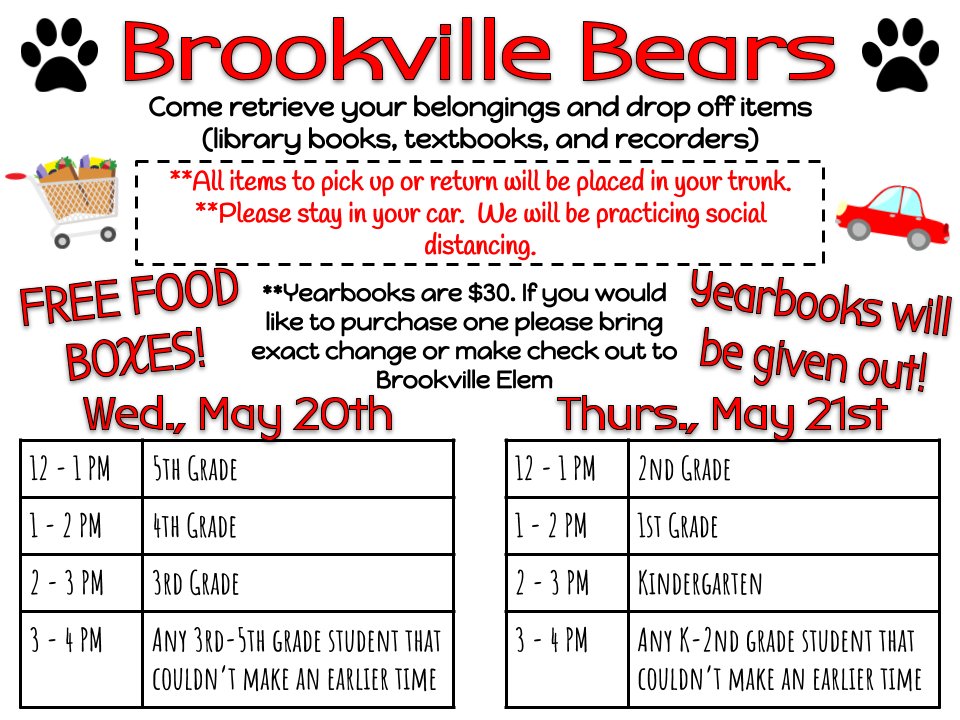Come retrieve your personal items and drop off library books, textbooks, and recorders. We can’t wait to see you! <a href="/JEFCOED/">Jefferson County Schools</a>