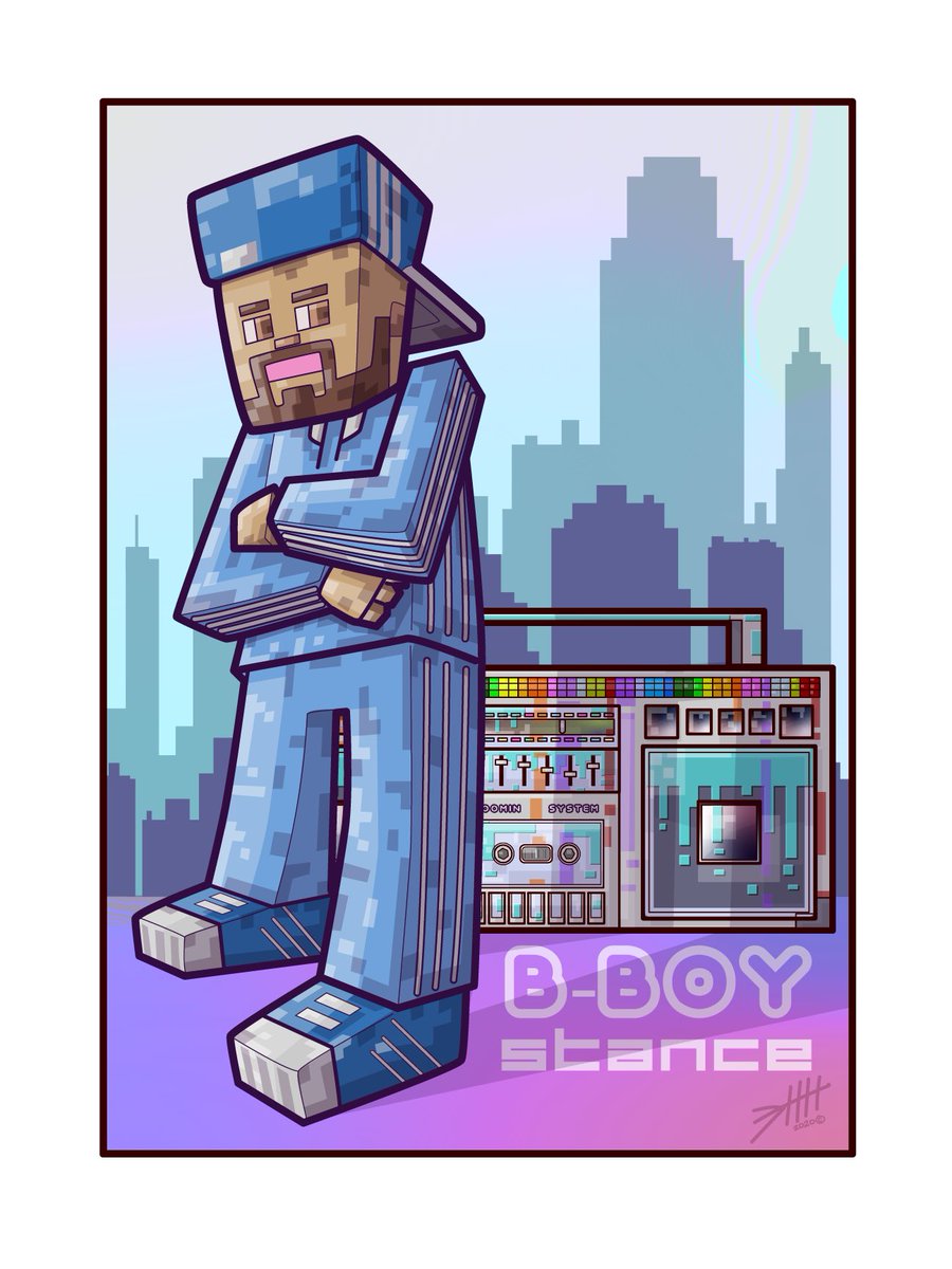 deltatangomike's tweet photo. #BBoyStance and the #BoominSystem is complete!

#AdobeFresco #MadeinBETA #IllustratoroniPad #AdobeIllustratorCC #SurfacePro7

@Adobe @Behance @AdobeDrawing @AdobeCreativeCloud @Microsoft @Surface

#Minecraft vs #HipHop #MyAdidas
#StartNow2020 #ArtLifeAllDay #DTM #iLikeToDraw https://t.co/anm6Qd6j5s