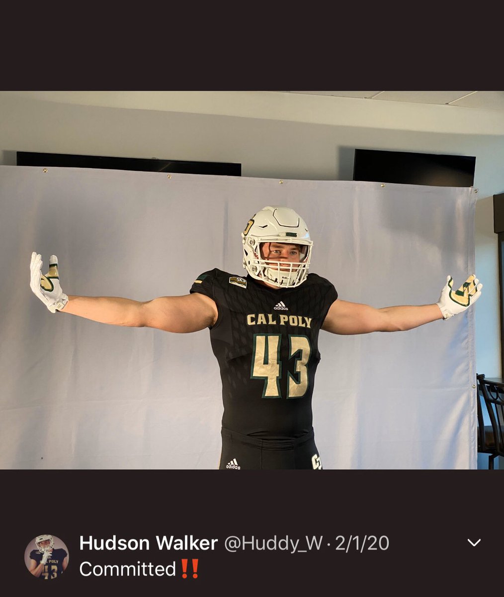 dmack010's tweet photo. Proud to announce I’ve received my first Division 1 offer from Cal Poly @redwoodrangers4 @calpolyfootball @CodyvonAppenCPU https://t.co/vKBLkLlVJv