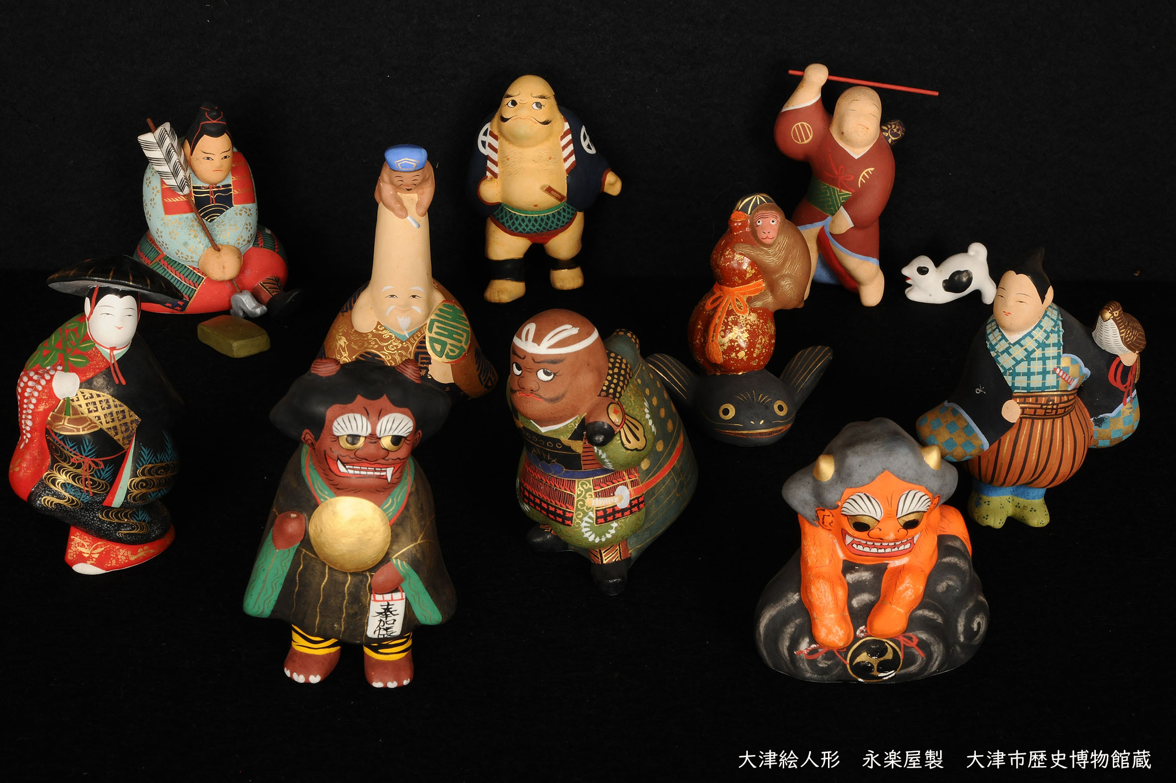 蔵A2949f】人形作家 雨宮英子 桐塑人形 「朝市にて」 日本工芸会 蔵A2949f】人形作家 雨宮英子 桐塑人形 「朝市にて」 日本工芸会