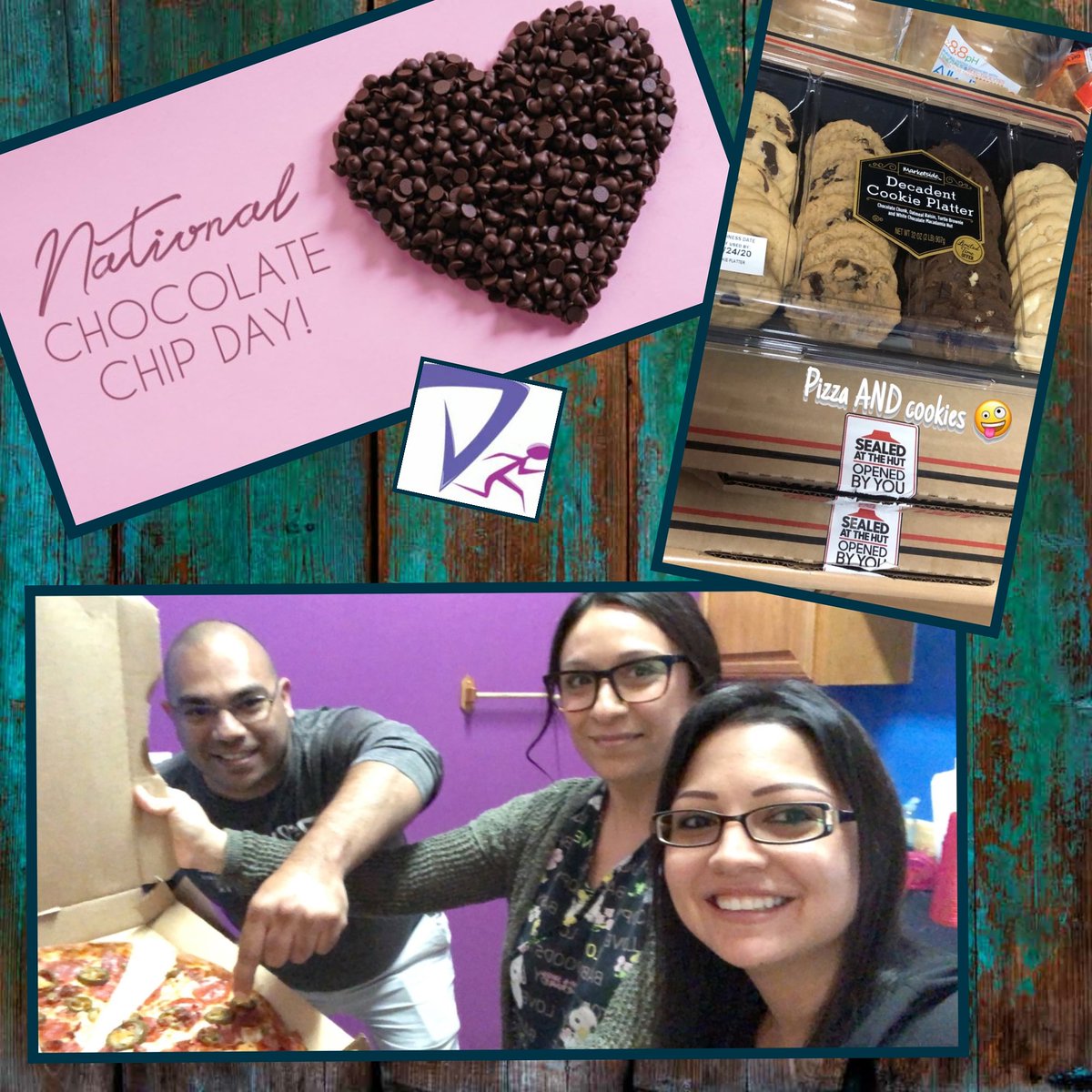 What's better than a Friday!? How about BOTH National Chocolate Chip day and National Pizza Party day on a Friday!!! 🍪🍕 Hey Doc stop stealing the toppings!! 😂

#YourDynamicPT