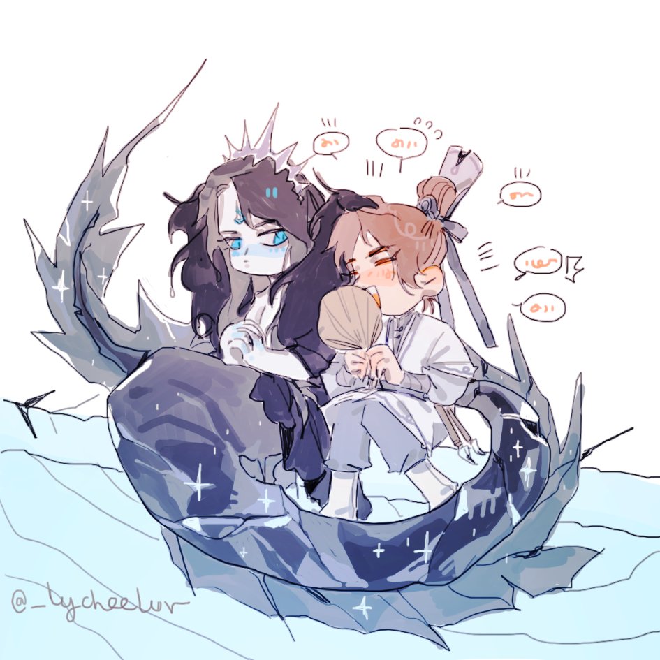 _lycheeluv's tweet photo. I stand Merbei jun and his smoooooll talkative human Shang qinghua #moshang #svsss https://t.co/j2bPOVrwfS