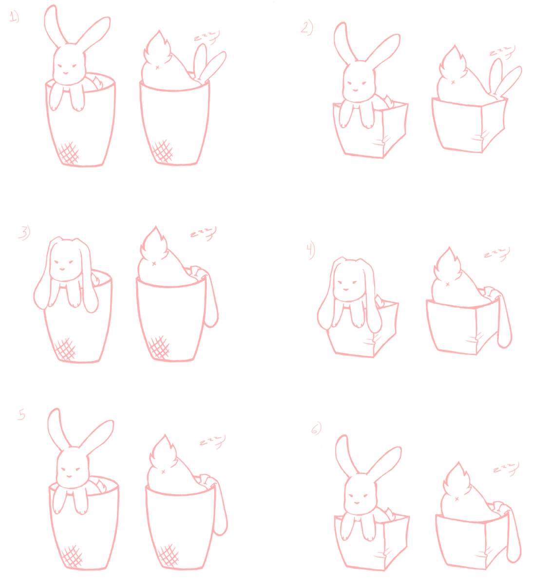 BunnyBytchArt's tweet image. Designing a new logo for myself. Which one looks the best? #art #newlogo #helpmechoose #bunny #sketch #drawing #artist