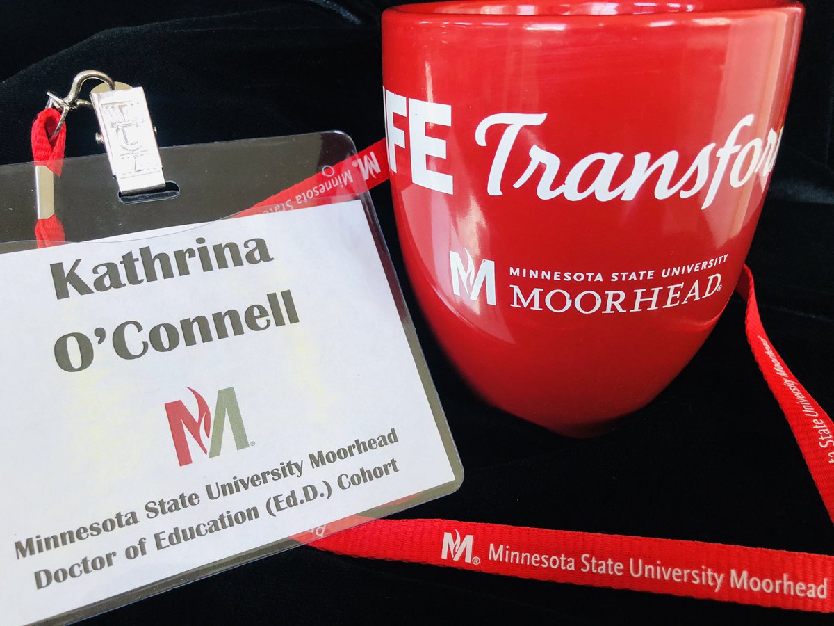 OConnellKatieM's tweet photo. From the first EdD meeting Aug 2017 to graduation day 2020, thank you @MSUMGradStudies @EdLdshpMSUM for an incredible doctoral journey!! Cheers and thank you to the fabulous faculty and forever friendships! #TeamUpFront #msum2020 #msum2020EdD #firstMSUMcohortEdD #lifetransformed https://t.co/PZOJvhh3Of