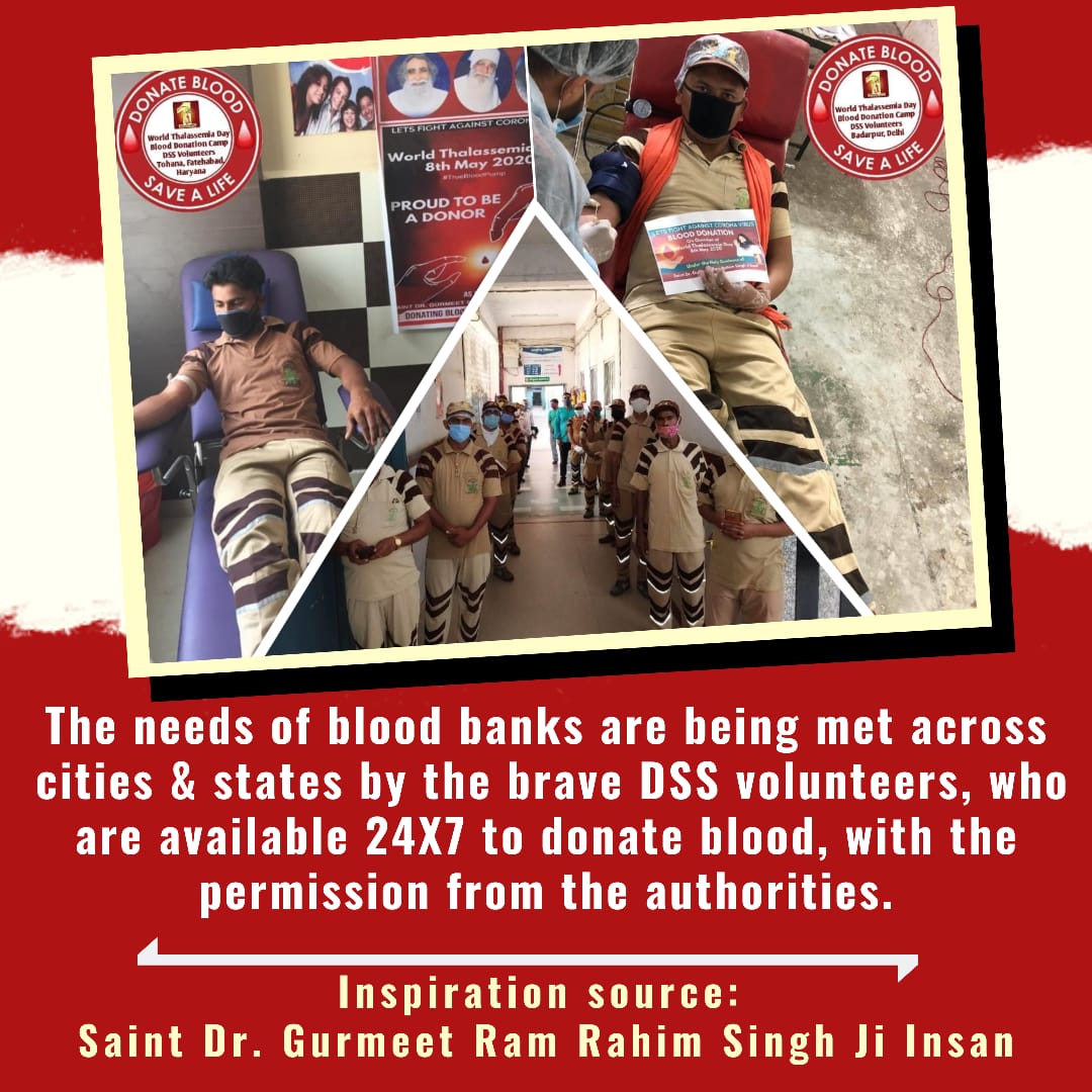 himzi_'s tweet photo. Salute to the #WarriorsOfHumanity for keeping humanity alive by showing and proving it at every step. 
Volunteers of @derasachasauda are always ready, whether it's a Pandemic or a disaster, they will reach there and will carry out many helpful ways to help those in need. https://t.co/7cNgZ3m2bt