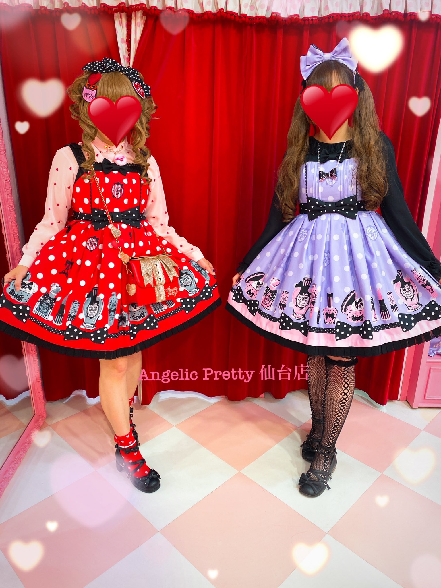 Angelic Pretty ドットキャンディジャンパースカート JSK