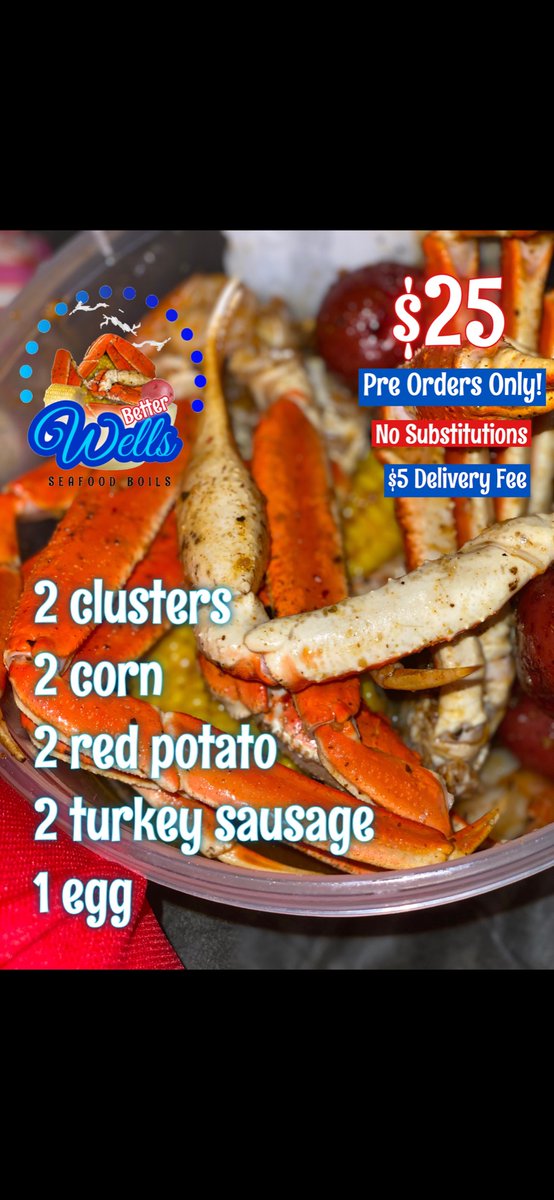 Danisha_Lanae's tweet photo. If you’re in the Flint area tomorrow, and you want something homemade and delicious, contact my friend @sunkissedCARTER over at #BetterWells for a real experience! Tomorrow they’re debuting their take on the infamous #SeafoodBoil featuring their secret homemade sauce ! 😍 https://t.co/pMSoZ9pfPT