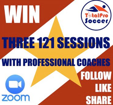 totalprosoccer's tweet photo. WIN 3 FREE 121 SESSIONS WITH PRO COACH - A great prize for you or someone of your choice!!🤜 

TO ENTER: 
Follow @totalprosoccer 
Like &amp; Retweet this post

To enter again &amp; have more chance of winning, head over to our Instagram &amp; Twitter pages!! 

Ends 25/05/20 - Winner 26/05/20 https://t.co/Vf2NA6Tlc0