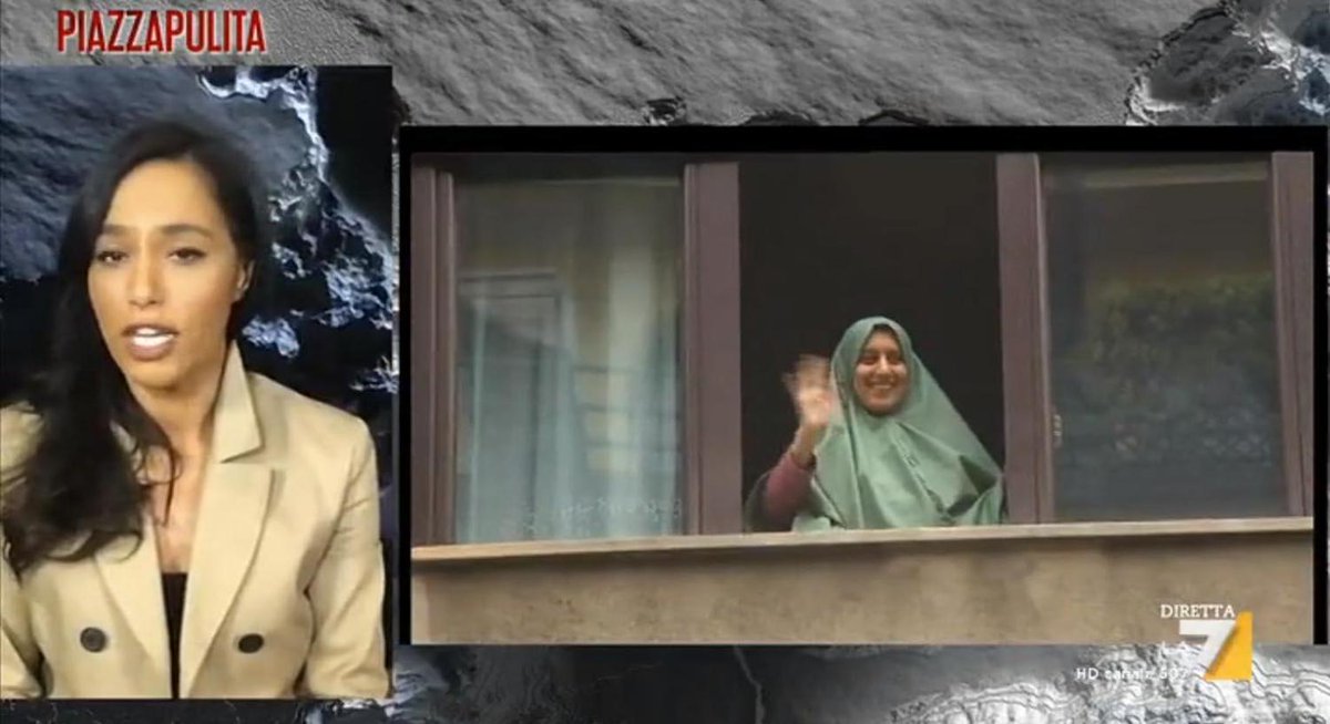 ilgiornale's tweet photo. La giornalista di origine palestinese accusa la "destra estremista" per il "linciaggio" nei confronti di Silvia-Aisha: "Chi la critica danneggia gli interessi italiani e il dialogo con il mondo musulmano" https://t.co/Oy0uDdityW https://t.co/o9RKXL4YaA